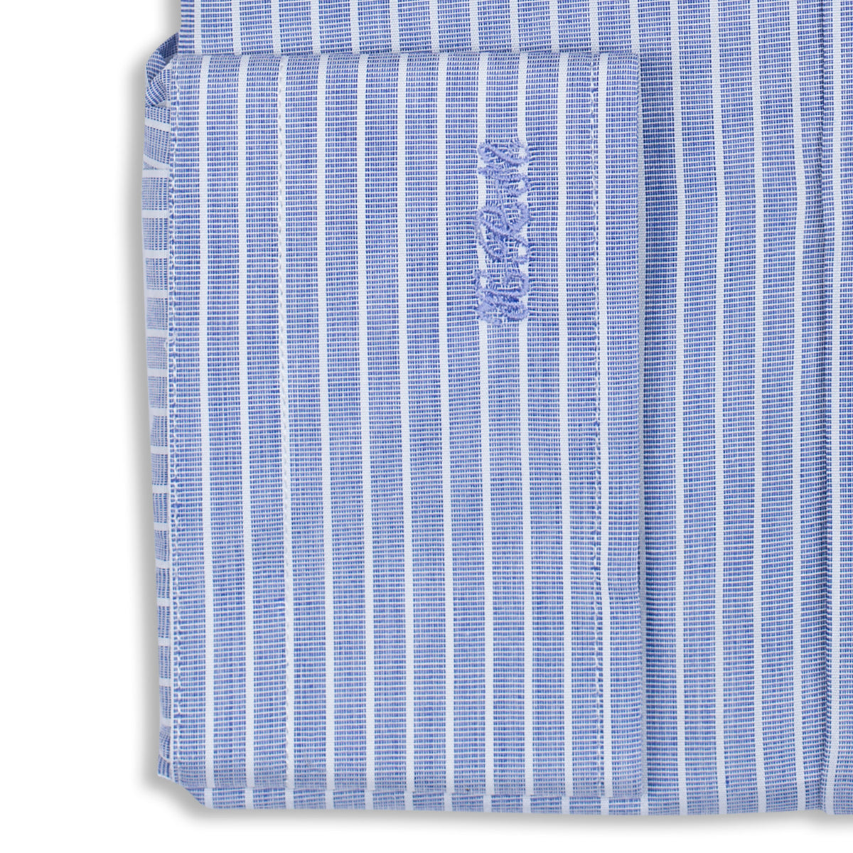 Bespoke - Blue & White Striped Shirt