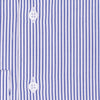 Bespoke - White & Dark Blue Medium Striped Shirt