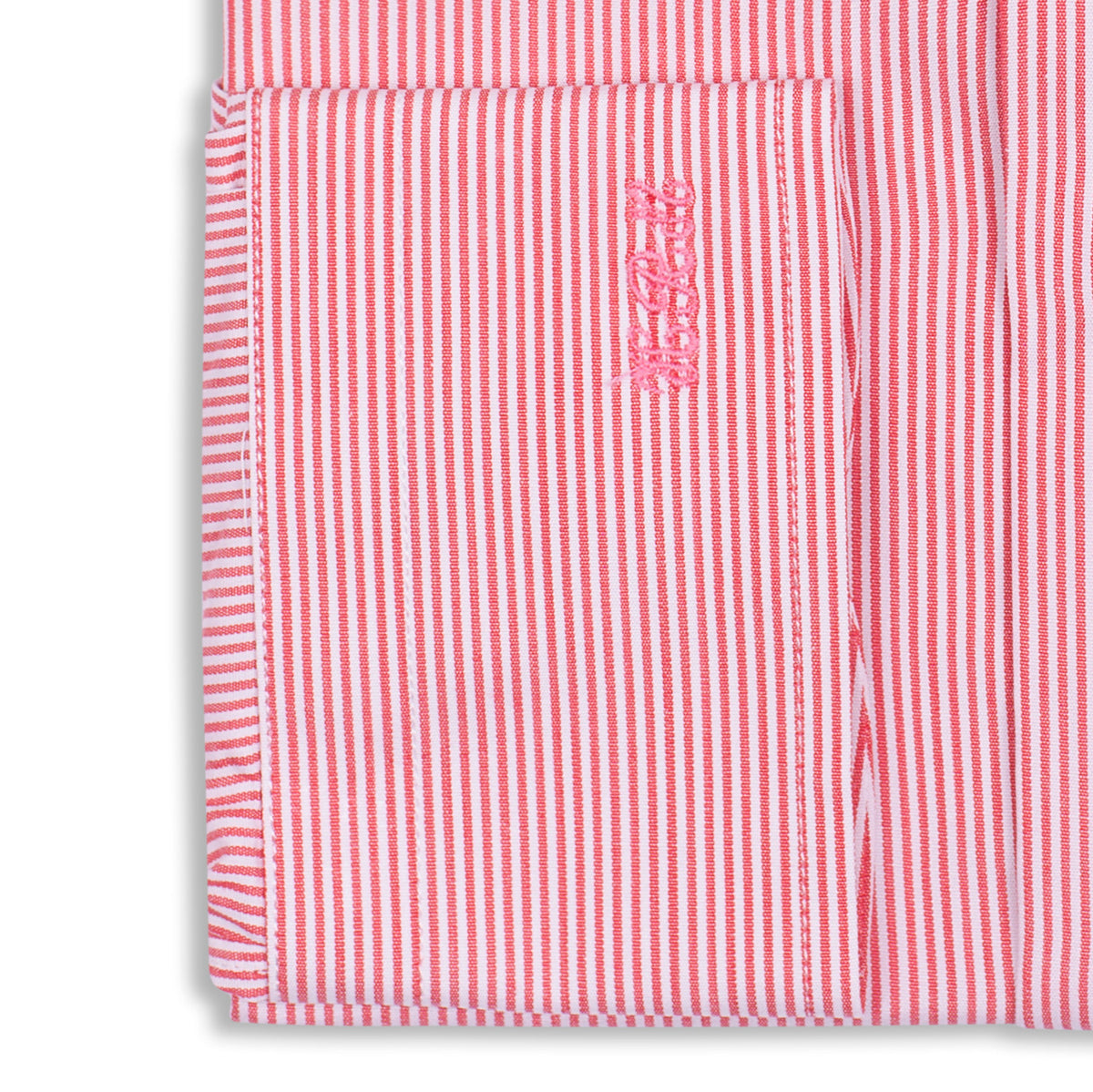 Bespoke - Red & White Striped Shirt