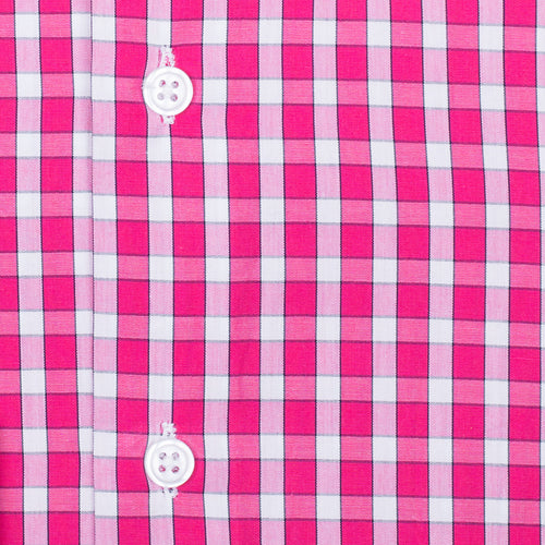 Pink Checked Bespoke Shirt