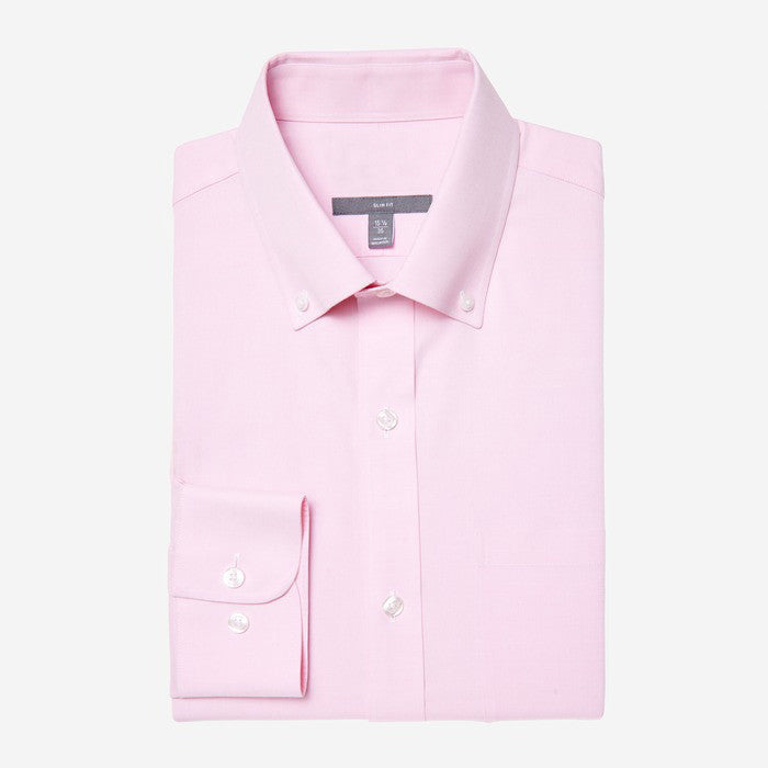 Bespoke - Button Down Pink Oxford Shirt