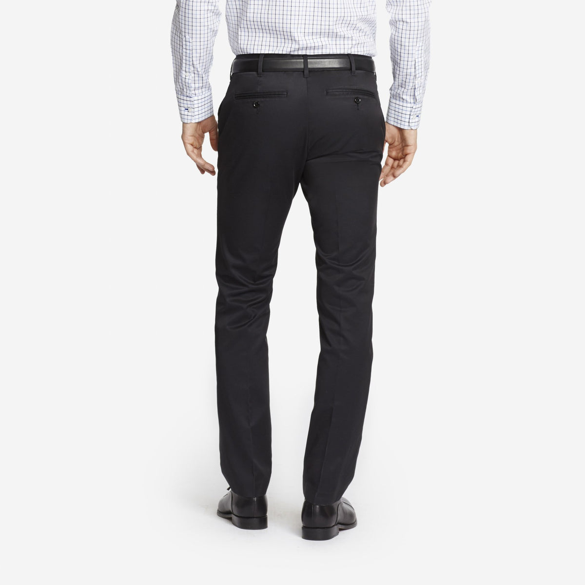 Black Tailored Chinos