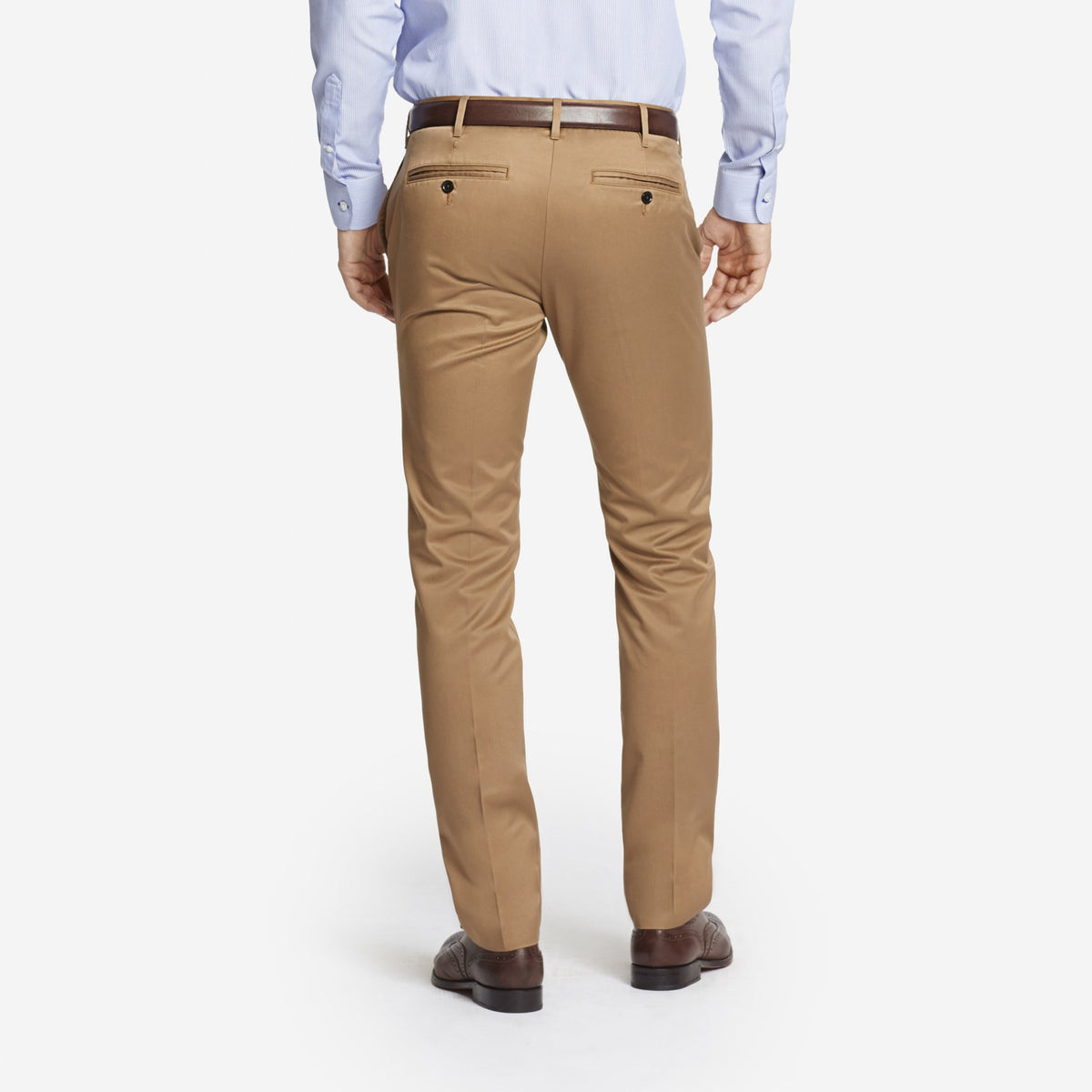 Khaki Tailored Chinos