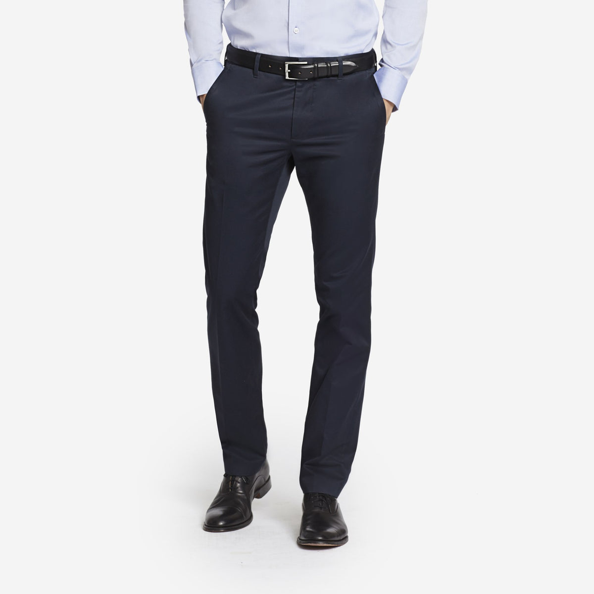 Midnight Blue Tailored Chinos