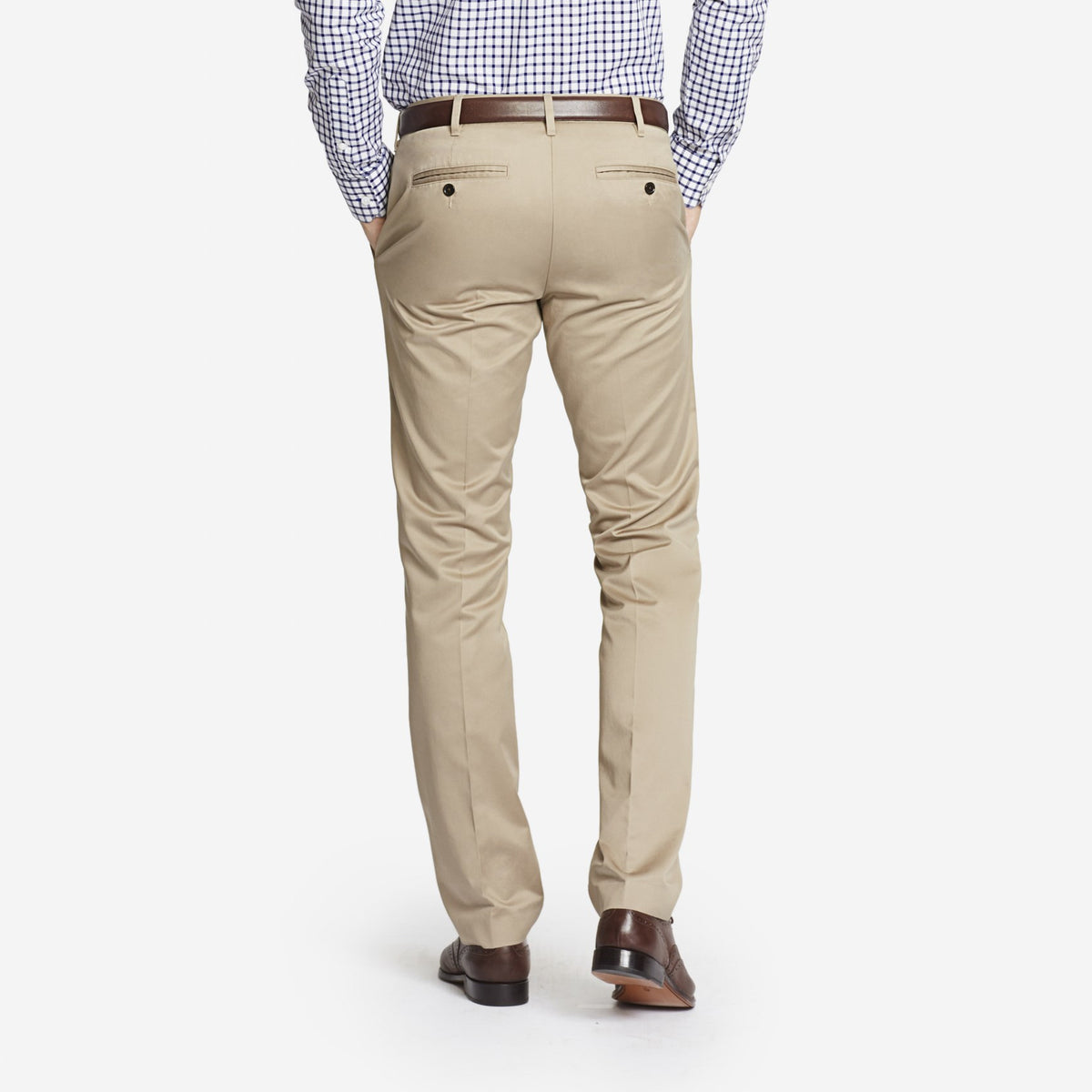 Tan Tailored Chinos