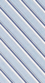 Bespoke -  Light Blue Striped Nightshirt