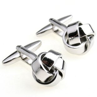 Silver Knot Cufflinks